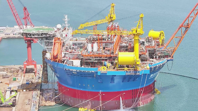 第一条英文Asia's 1st cylindrical FPSO facility accomplished in Qingdao.jpg 第一条英文Asia's 1st cylindrical FPSO facility accomplished in Qingdao.jpg