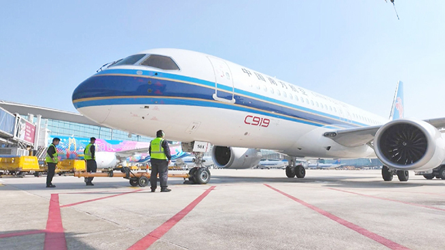 C919 to operate more domestic routes in new flight season.jpg