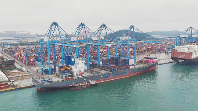 Qingdao Port launches new direct shipping route to US West Coast.jpg
