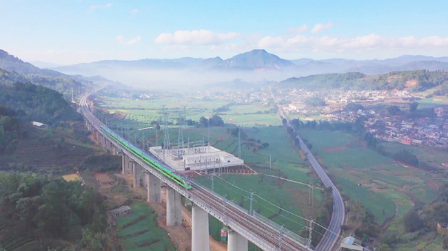 China-Laos Railway sees rising cross-border passenger traffic.jpg China-Laos Railway sees rising cross-border passenger traffic.jpg