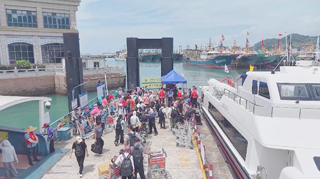 Number of passenger trips between Fuzhou, Matsu rises significantly in H1 2026.jpg Number of passenger trips between Fuzhou, Matsu rises significantly in H1 2026.jpg